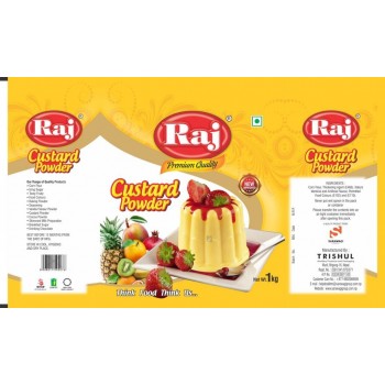 RAJ CUSTARD POWDER  - 100GM